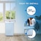 Commercial Cool 9,000 BTU Portable Air Conditioner with Remote and WiFi Control CCP6JB - alternate 6